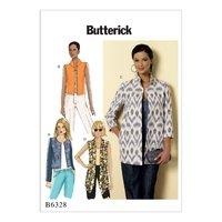 Butterick Misses\' Open Front Jackets Sewing Patterns 373048