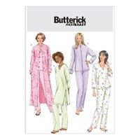 butterick misses petite jacket robe top tunic and pants sewing pattern ...