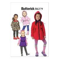 butterick childrensgirls vest and jacket sewing pattern 373321