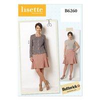 butterick misses jacket and skirt sewing pattern 373454