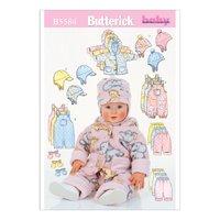 butterick infant jacket overalls pants hat and mittens sewing pattern  ...