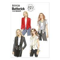 Butterick Misses\' Vest and Jacket Sewing Pattern 373818