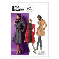 Butterick Misses\' Womens Jacket, Coat and Belt Sewing Pattern 373855
