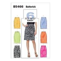 butterick misses skirt and belt sewing pattern 373439