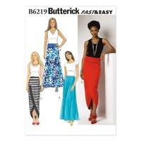 butterick misses skirt sewing pattern 373601