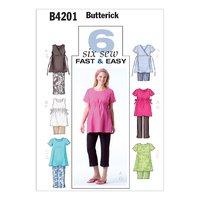 Butterick Misses Petite Maternity Top, Shorts and Pants Sewing Pattern 373242