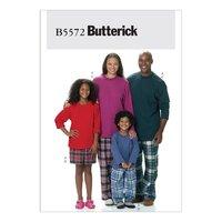 Butterick Misses Mens Childrens Boys Girls Top, Shorts and Pants Sewing Pattern 373497