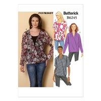 butterick misses top sewing pattern 373533