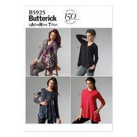 butterick misses top sewing pattern 373805