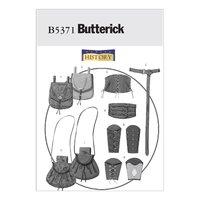 Butterick Misses\' Mens Wrist Braces, Corset, Belt and Pouches Sewing Pattern 373432