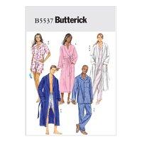 Butterick Misses\' Mens Robe, Belt, Shorts and Pants Sewing Pattern 373453