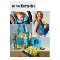 butterick babys changing pad neck support carrier pattern 373678