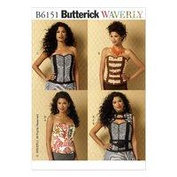 Butterick Misses Corsets, Vest and Belt Sewing Pattern 373787
