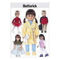 butterick doll clothes 46cm sewing pattern 372939