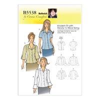 butterick misses womens blouse sewing pattern 373458