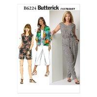 Butterick Women\'s Kimono and Jumpsuit Sewing Pattern 373582