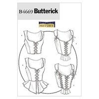 Butterick Misses\' Historical Corset Sewing Pattern 373298