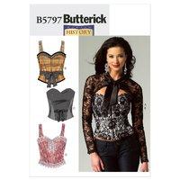 Butterick Misses\' Corset, Sash and Shrug Sewing Pattern 373676