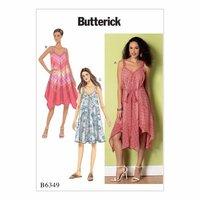 Butterick Misses Handkerchief or Straight Hem Dresses 386373