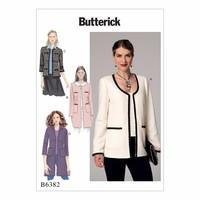 Butterick Misses Open Front Jackets with Patch Pockets 386423