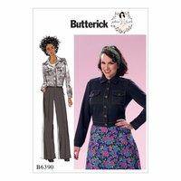 Butterick Misses Button Down Jacket with Bust Pockets 386466