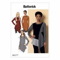 Butterick Misses Seamed Tunics with Asymmetical Hems 386415