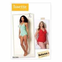 Butterick Misses Womens Twist Front Tankini and High Waist Bikini Bottoms 386397