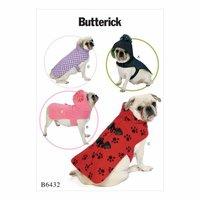 butterick b6432 pet coats with collar or hood 390746