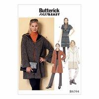 butterick misses shawl collar coats 386486