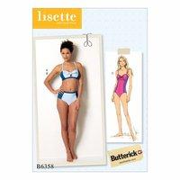 Butterick Misses Tie Detail Bikini and One Piece Swimsuit 386390