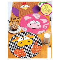 butterick kwik sew pattern k0217 animal placemats 370900