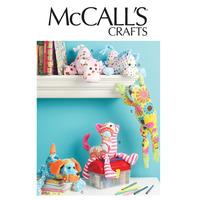 Butterick McCalls Craft Pattern M6485 Five Stuffed Animals 370911