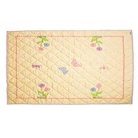 BUTTERFLY COTTAGE Floor Quilt by Win Green - Small