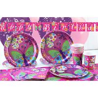 Butterfly Sparkle Ultimate Party Kit 16 Guests