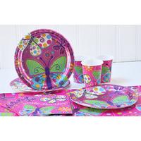 Butterfly Sparkle Basic Party Kit 16 Guests