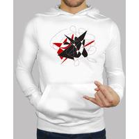 bull caught in a barbed wire