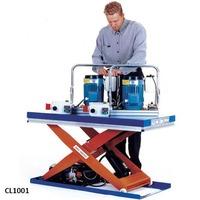 Budget Scissor Lift Tables 1, 500kg cap 800w x 1500 long