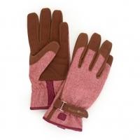 Burgon And Ball Love The Glove Ladies Gloves, Red Tweed, M/L