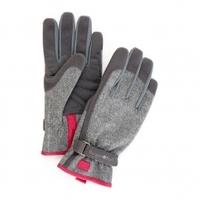 Burgon And Ball Love The Glove Ladies Gloves, Grey Tweed, M/L