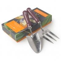 Burgon And Ball RHS Trowel And Fork, Passiflora, One Size