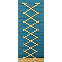 budget expanding wooden trellis 180cm x 30cm by kingfisher