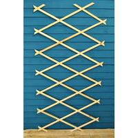 budget expanding wooden trellis 180cm x 60cm by kingfisher