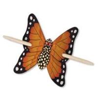 butterfly barrette leather craft kit