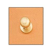 Button Stud 7mm Screwback Brass Item #11309-53 By Tandy Leather Factory