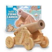 build a wooden cannon craft kit