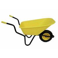 Bullbarrow Bronco Yellow Wheelbarrow