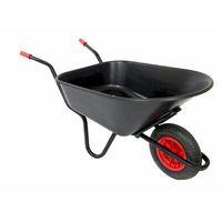 bullbarrow mammoth black wheelbarrow