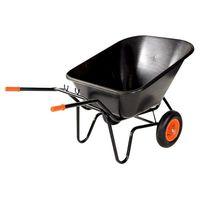 Bullbarrow Titan Duo Black Wheelbarrow