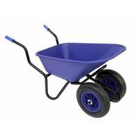 bullbarrow bronco duo blue wheelbarrow