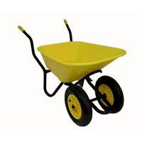 Bullbarrow Bronco Duo Yellow Wheelbarrow